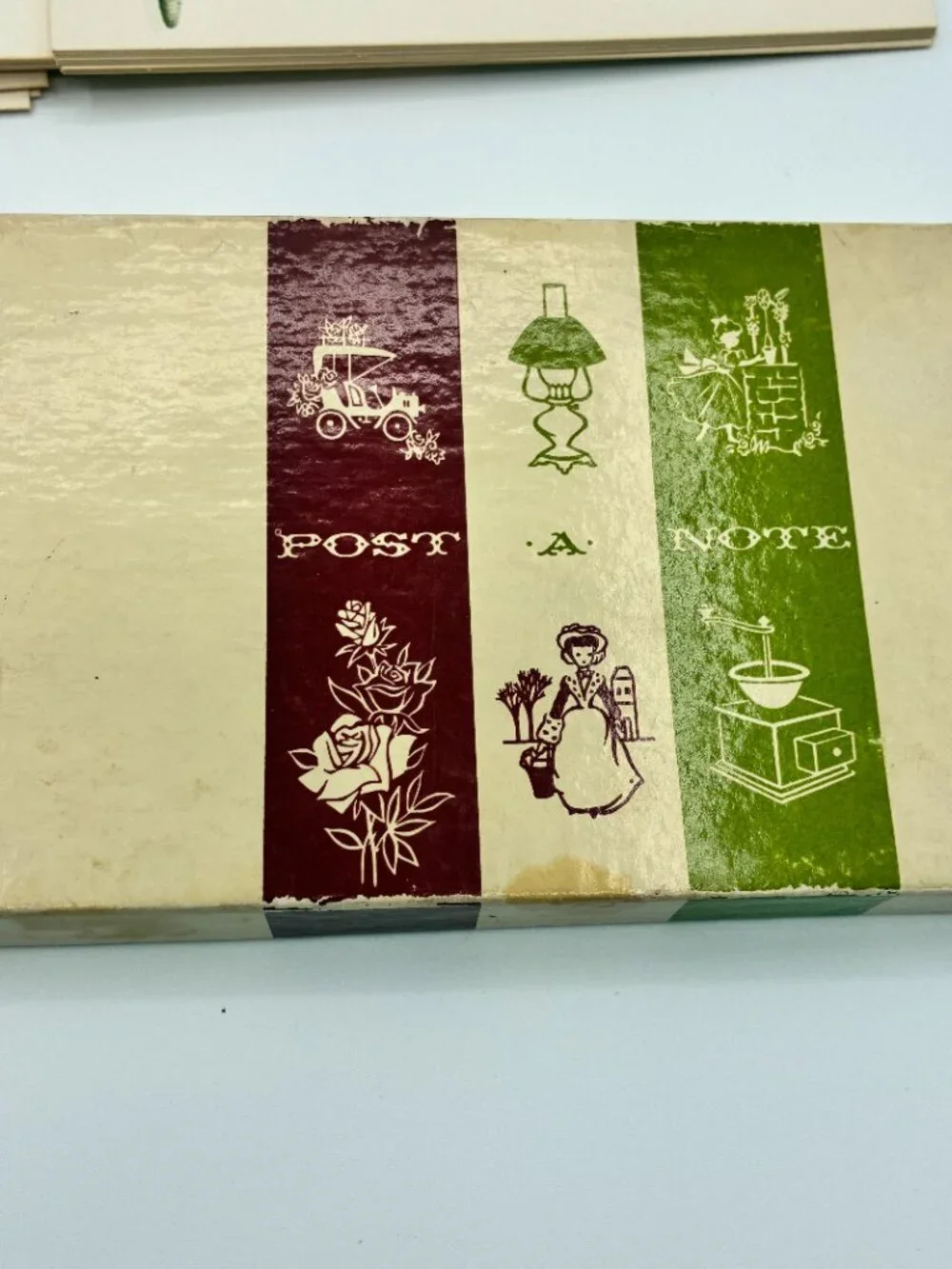 Vintage Post A Note Postcards Lot of 79 Unused Cards 8 Designs 2 Boxes